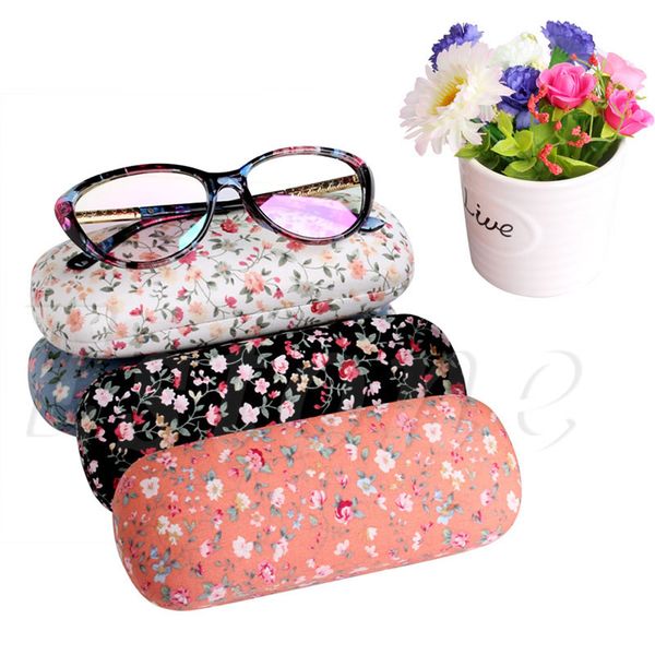 

hard floral glasses storage spectacle glasses case box protector holder