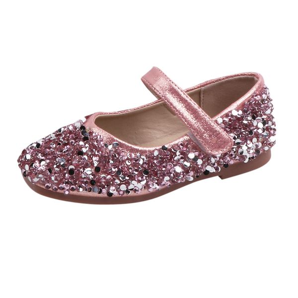 

perimedes 2019 осень дети sapato infantil дети девушки принцесса обувь младенческая дети детские дети блестки сандалии обувь, Black;red