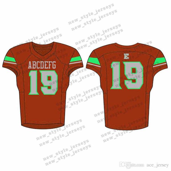 

11Men 2019 Youth Football Jerseys Army Green Wine Red Embroidery Logos Stitched Custom Any name Any number Jerseys