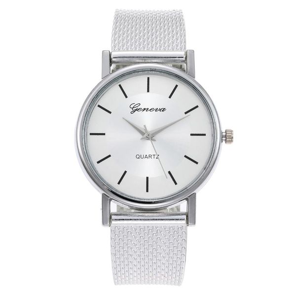 

женевских женщины верхней часовой женщина браслет нежный набор дама платье часы подарки, Slivery;brown