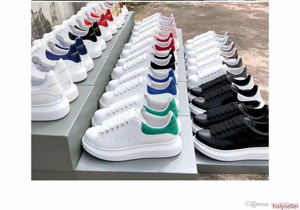 

designer shoes fashion luxury women shoes men s leather lace up platform oversized sole sneakers white black brand casual