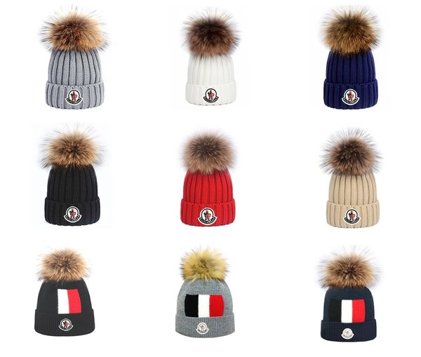 

новые зимние шапки с помпоном для женщин вязаные шапочки сплошной шляпа девочек осень зима женщины шапочки капот шапки теплые дамы свободног, Black;white