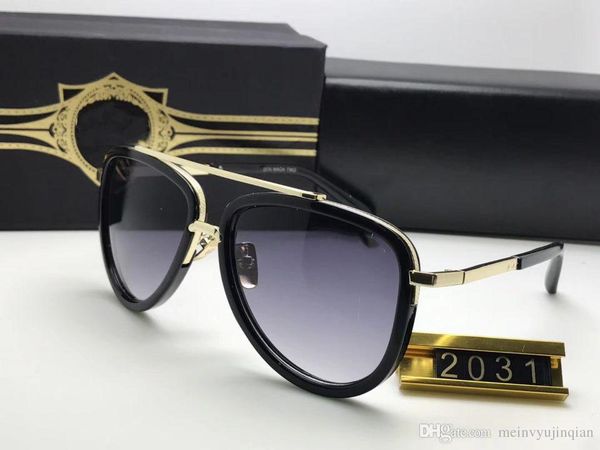 

new fashion classic dita men women sunglasses attitude sunglasses gold frame square metal frame vintage style outdoor design classical z1, White;black