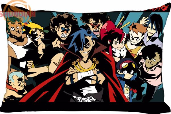 

nice tengen a gurren lagann rectangle pillowcase zipper wedding custom pillow case for bedroom a3.27#138