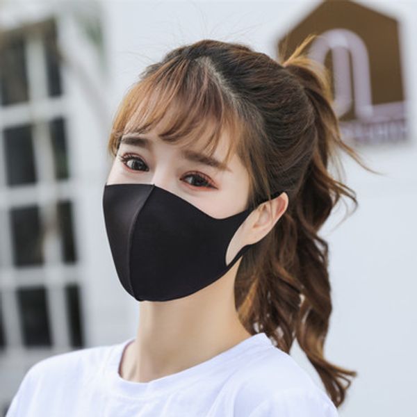 

black mask blue pink dust mask on the mouth face masks pm2.5 anti-fog mouth maska travel protection