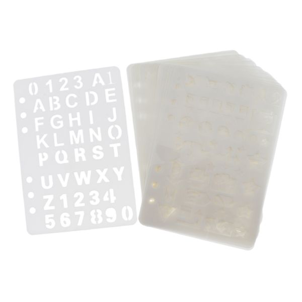 

12 / 24x шаблоны чертежей hallow картина трафареты для diy фотоальбом карты