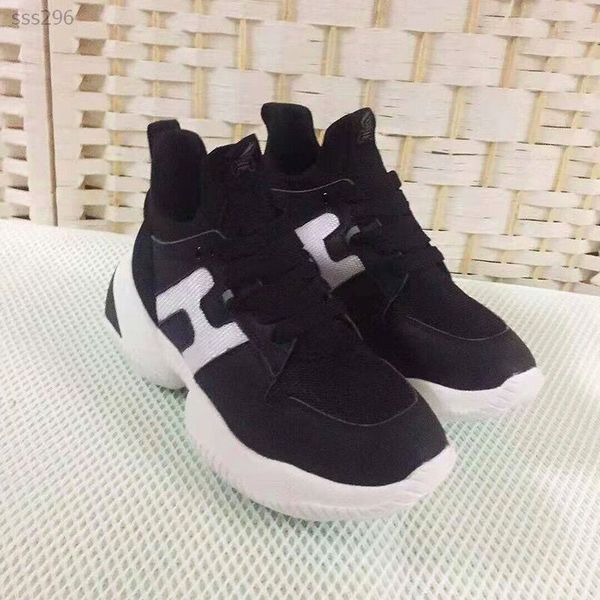 

2020 british style spring increase color matching sports shoes women's thick bottom casual wild dad shoes women's factory direct s, Black