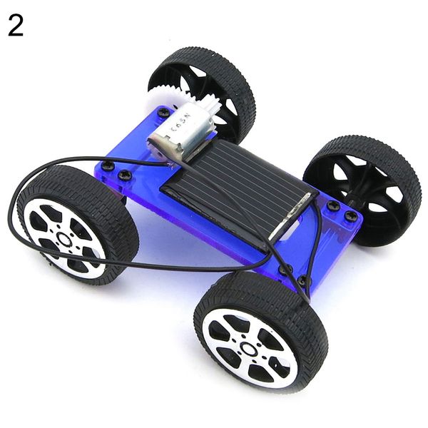 

mini diy assembly solar panel energy car vehicle model kids educational toy