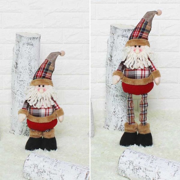 

old man snowman moose deer santa snowman doll