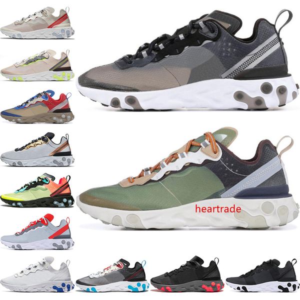 

2020 react element 87 55 running shoes for men women anthracite light bone triple black white royal tint mens trainers sports sneakers 36-45