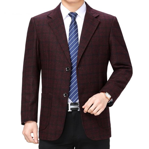 

2019 arrival smart casual plaid blazer men's casual suits,men's jackets, White;black