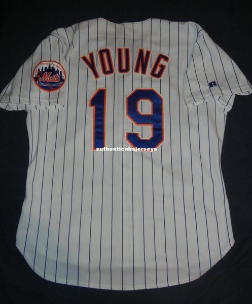 

retro #19 anthony young new york white 1993 jersey gooden mens stitched baseball jerseys, Black;blue