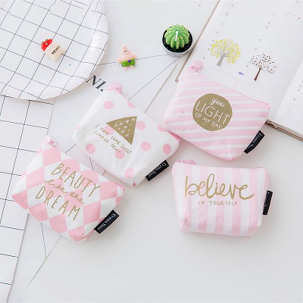 

cute pink coin purses holder fashion girl kids mini gift change wallets money bag coin bag children women zipper pouch gift, Red;black
