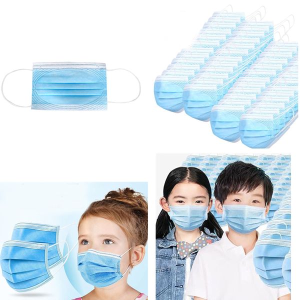 

disposable face masks 4 layer protective mask disposable children's mask melting spray cloth non-medical dust prevention dhl ing