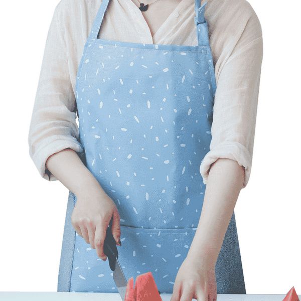 

canvas women's apron with convenient bag durable kitchen cooking apron chef suitable for barbecue and baking
