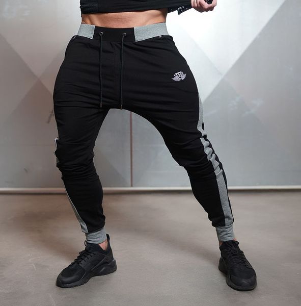 

мужские компрессионные штаны спортивные потерять баскетбол gym брюки беговая поножи спортивная мужская бег pant