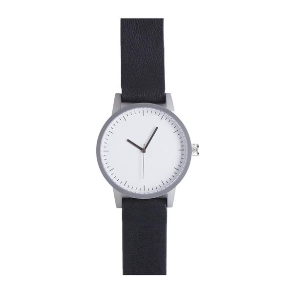 

fashion custom sale leather watch vogue popular genuine leather watch, Slivery;brown