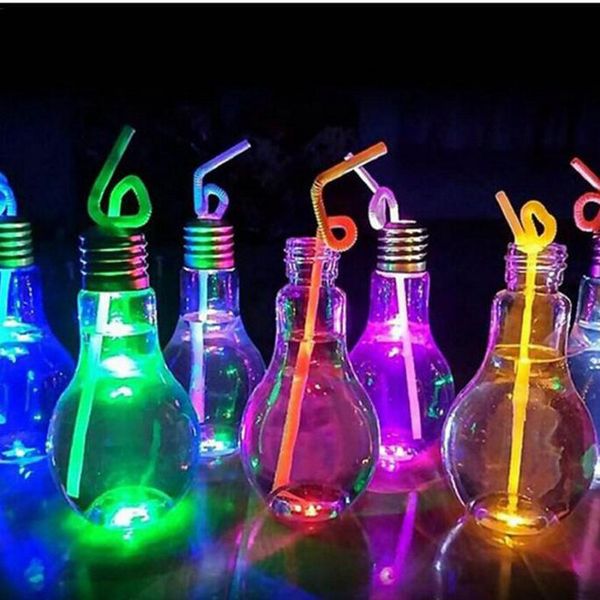 

пластиковая лампа бутылка воды светящийся сок молочная лампа портативный герметичный напиток лампа бутылка свадьба день рождения сок чашка