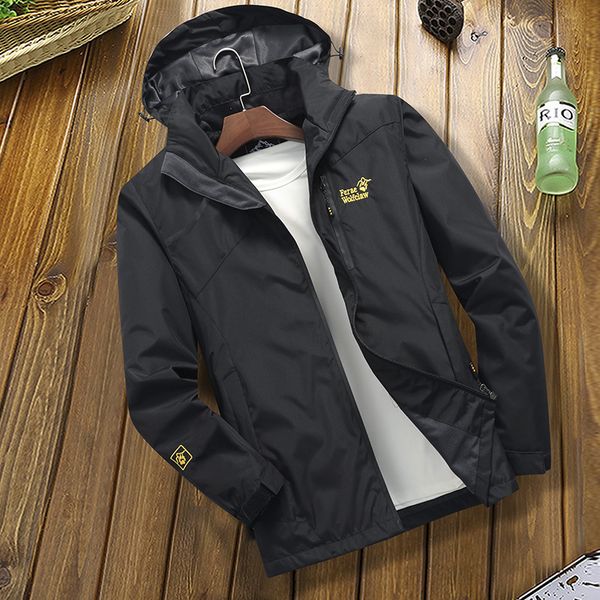 

2019 new men's outdoor hiking jacket men spring sports rain coat climbing trekking windbreaker fishing waterproof jackets, Blue;black