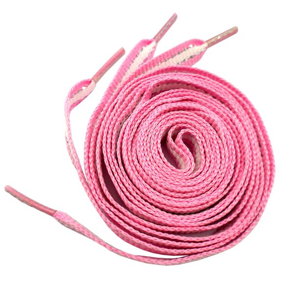 

1 pair l 45.27'' flat cotton shoelaces luxury silver line striped galaxy shoelaces for casual shoes shoe laces strings ztringz, Black