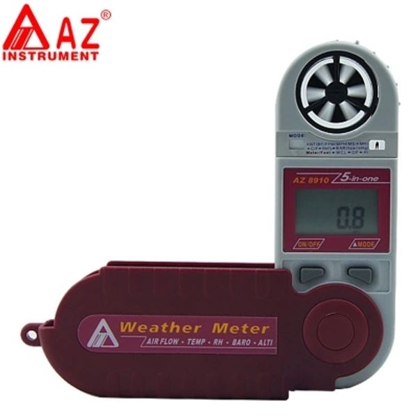

az8910 handheld digital air flow meter windspeed meter barometric pressure tester