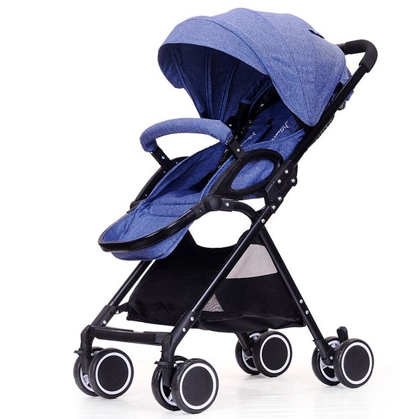 

lightweight stroller can sit reclining stroller folding umbrella absorber baby