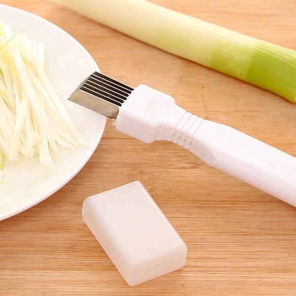

feiqiong stainless steel vegetable onion cutter slicer peeler chopper shredder kitchen gadget for cutting green onion wh0059