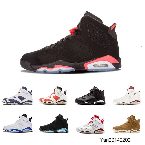 

6 men basketball shoes unc hare carmine white infrared black cat sports blue olympic oreo angry bull olympic maroon 6s sports sneakers
