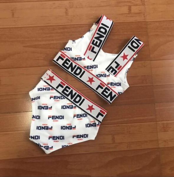 

дизайнер дети купальники one piece бикини летнего пляж купальники девушка из двух частей купального костюма luxury дети детской одежды купал, White