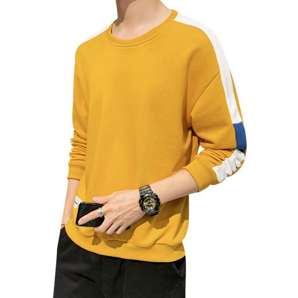 

new men sweater tide brand luxury sweatshirts for men long sleeve streetwear designer mens hoodies with patchwork 4 styles size m-3xl, Black