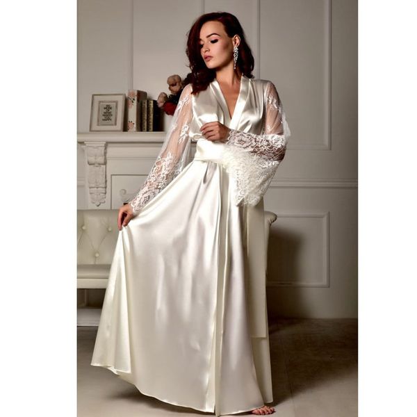 

womens silk satin deep v bathrobe robe lingerie sleepwear nightwear babydoll robe underwear night dress, Black;red