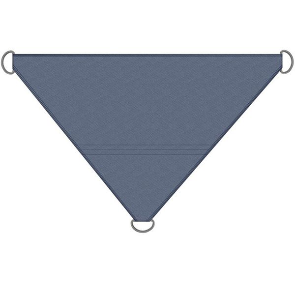 

outdoor sun shade sail protection triangle canopy garden patio pool shade sail camping picnic tent awning with wind rope gray