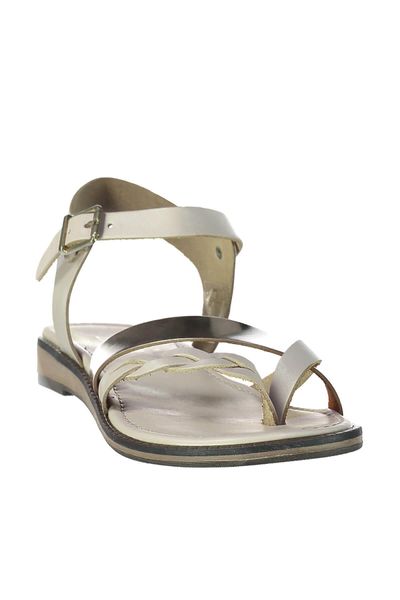 

pearl genuine leather beige women 's sandals 120130008859, Black