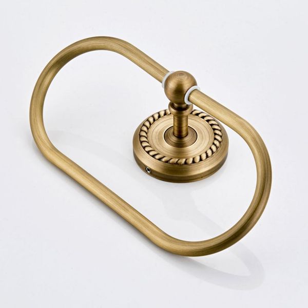 

brass towel ring hand rack wall mounted bathroom towel rack white