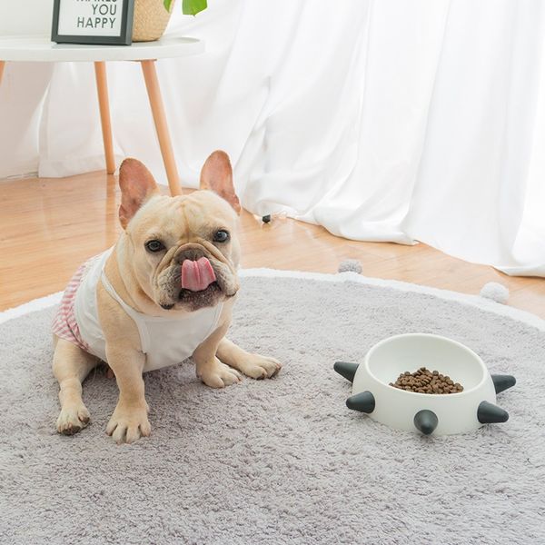 

non скольжению dog bowl стенд путешествия бутылки воды собака feeder чаша контейнер бульдог comedero перро ciotole cane pet products dd60gw