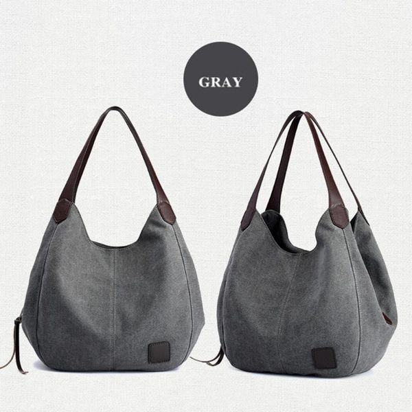 

minimalist women's canvas handbags vintage single-shoulder bag large capacity wild bolsa feminina