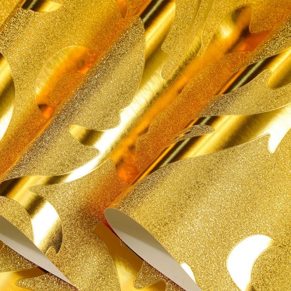 

3d stereoscopic relief gold foil wallpaper for living room bedroom ceiling luxury gold silver glitter wallpaper wall covering