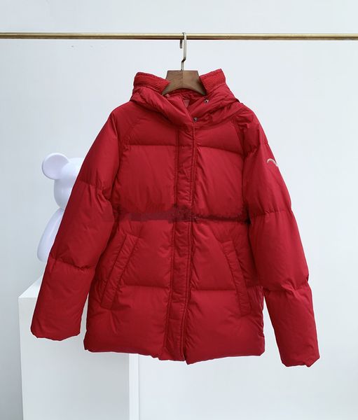 

2020 new winter coat hooded luxury designer jackets fashion brand windbreaker outdoor women down jacket zipper size 0-3, Black