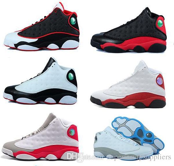 

With box new 13 13 black cat 3m reflect men women ba ketball hoe 13 flint bred olive gym red neaker women