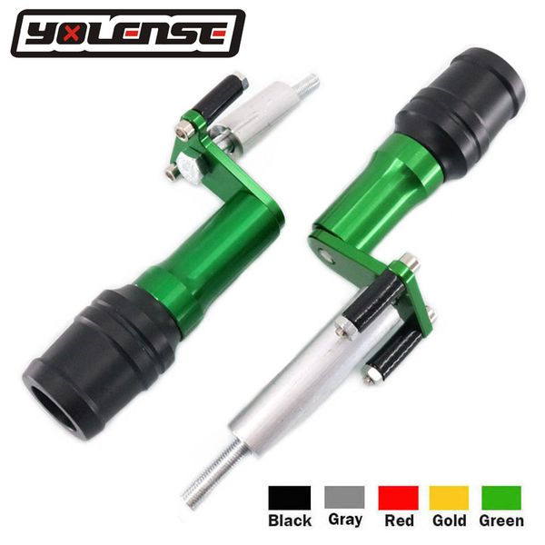 

motorcycle cnc falling protection frame slider fairing guard anti crash pad protector for ninja400 ninja 400 2018 2019