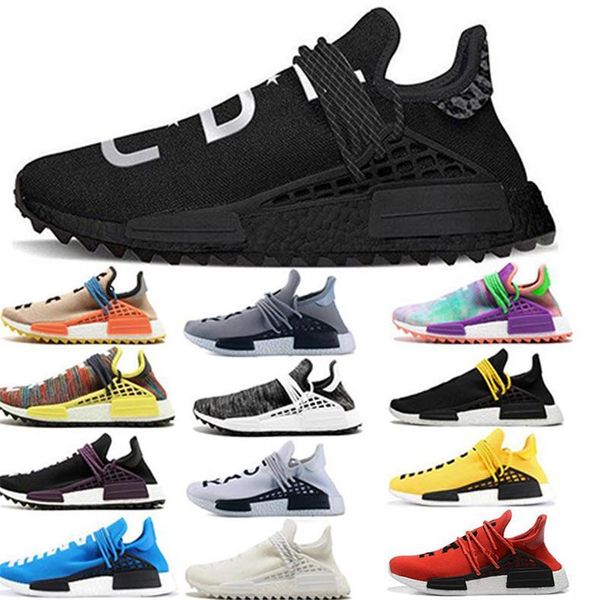 

wholesale 2018 new hu trail clouds mood real men women pharrell williams fashion luxury mens women designer sandals shoes