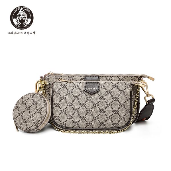 

fashion bag women s shoulder bag women s new popular three and one bags natural wind ladies are evenly equipped