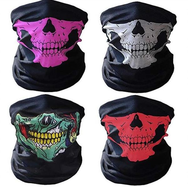 

мотоцикл маска черепа шарф половина лица маски теплые шеи хэллоуин реквизит универсальный бесшовные магия оголовье