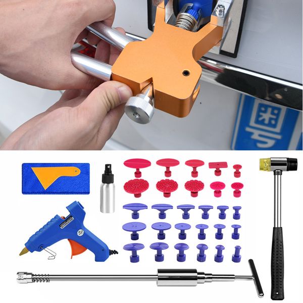 

Â pdr repair tools diy car body paintless dent repair tool set dent puller reverse hammer remover lifter for hail damage