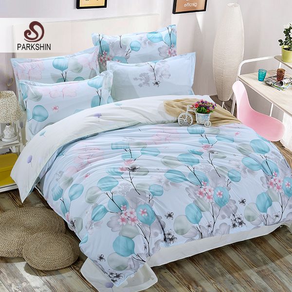 Parkshin Bedding Set Comforter Leaf Duvet Cover Nordic Double Bed