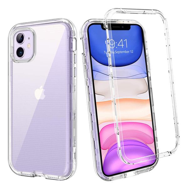 For Iphone 11 Pro Max Case Clear Defender Case Heavy Duty Full
