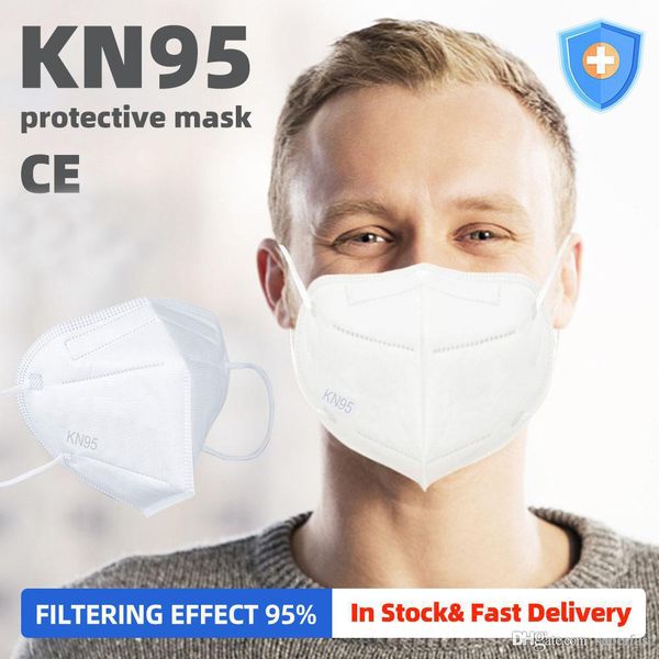 

В Stcok ! 24 Часа Доставки ! KN95 N95 Маска FFP2 маски для лица пылезащитный PM2. 5 Маска для гражданского использования DHL доставка рот Маска в сумке
