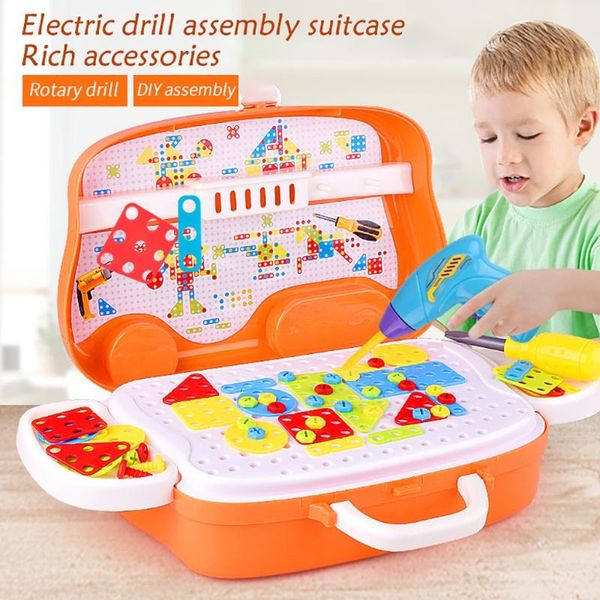 

children drill diy toys for kids children's role-playing games screwdriver repair tool table plastic toys for children #g2