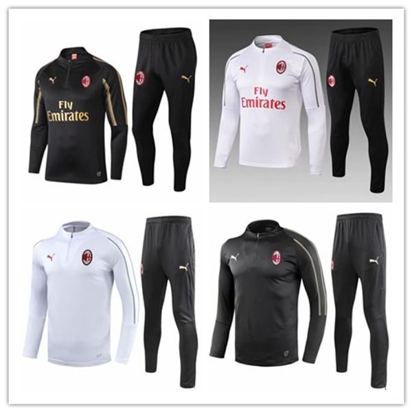 

Thailand quality elling ac milan track uit 2019 higuain occer jogging jer ey kaka calhanoglu football jacket kit training uit