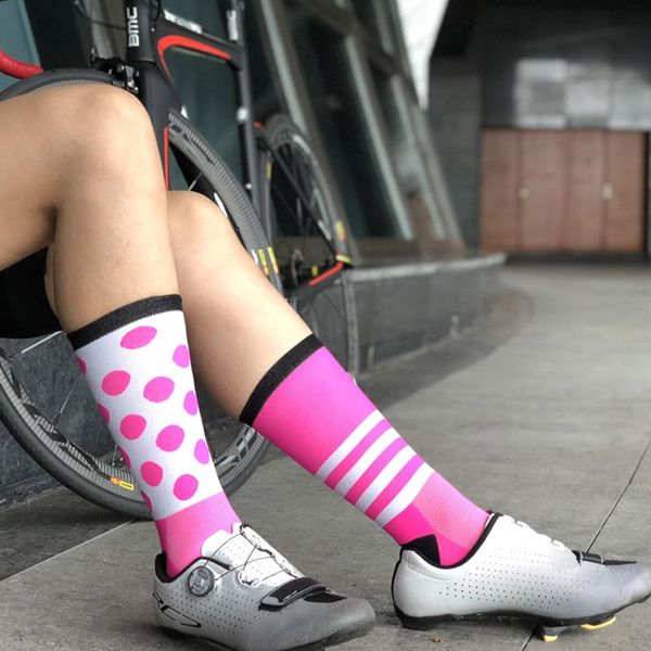 

men women breathable cycling socks professional coolmax outdoor sports road bike bicycle stocking running football socks bc0221, Black